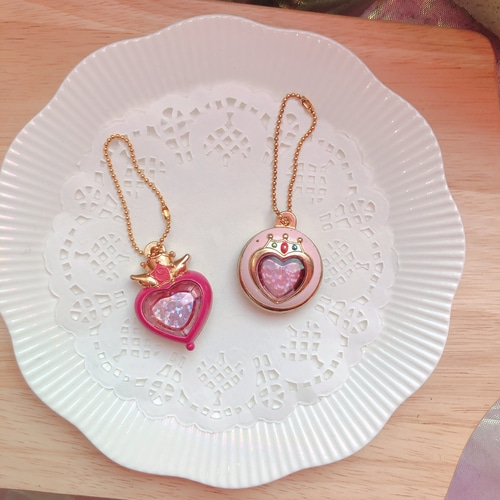 Prism Heart &amp; Chibi moon Compact